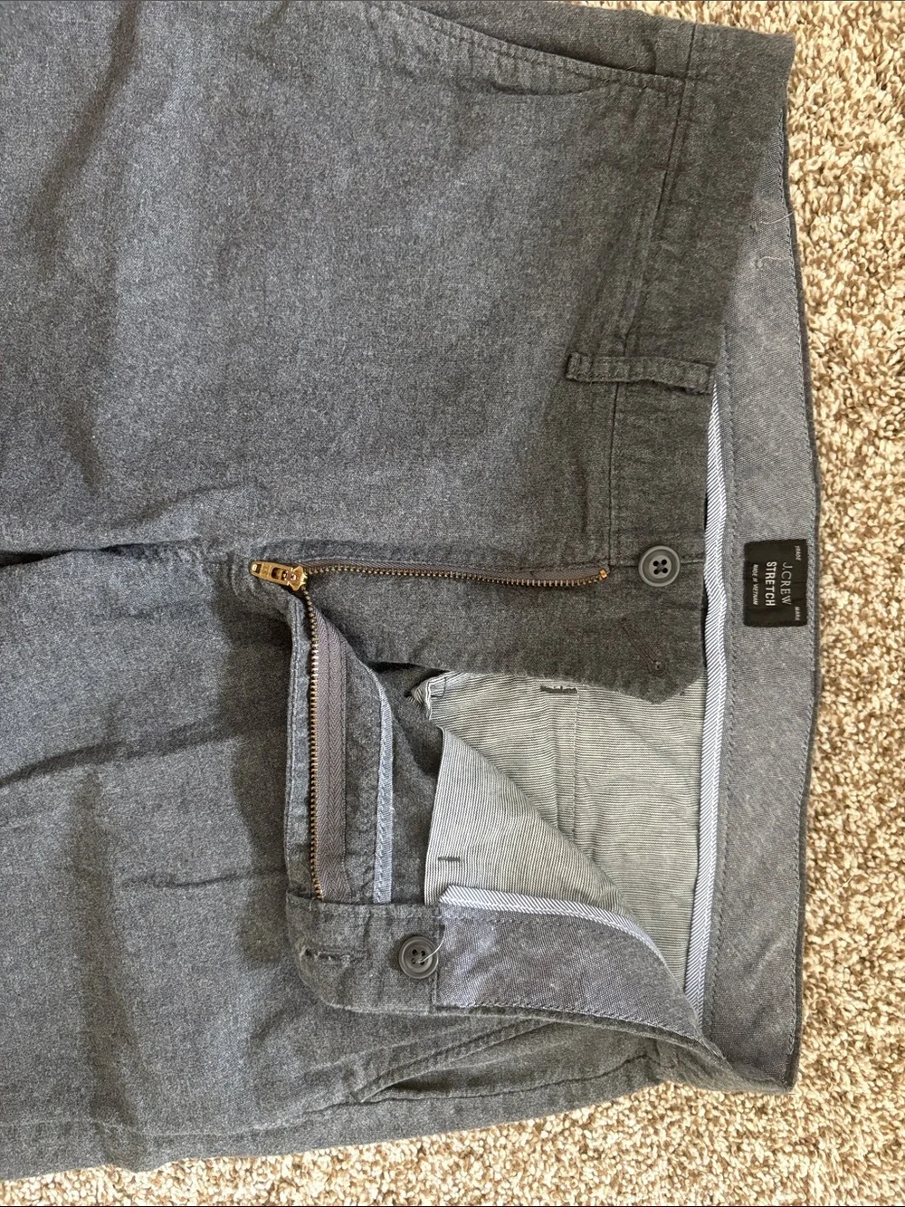 J crew stretch slim pants. Size 32*34